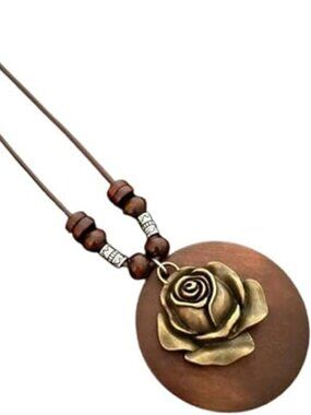 NEW Boho Leather Cord Necklace Handmade Boho Choker Long Leather Chain Statement